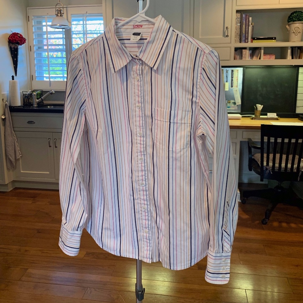 J. Crew Long Sleeve Button Down Blouse